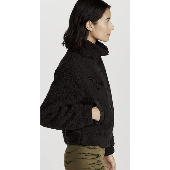 Revolve X Blank NYC Sherpa Fleece Bomber Jacket Size 2X NWT - Picture 4 of 10